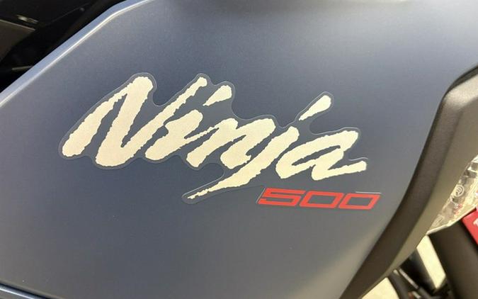 2026 Kawasaki Ninja 500 ABS Metallic Matte Twilight Blue