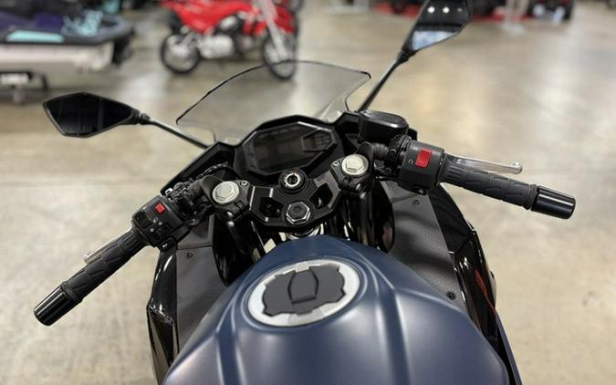 2026 Kawasaki Ninja 500 ABS Metallic Matte Twilight Blue