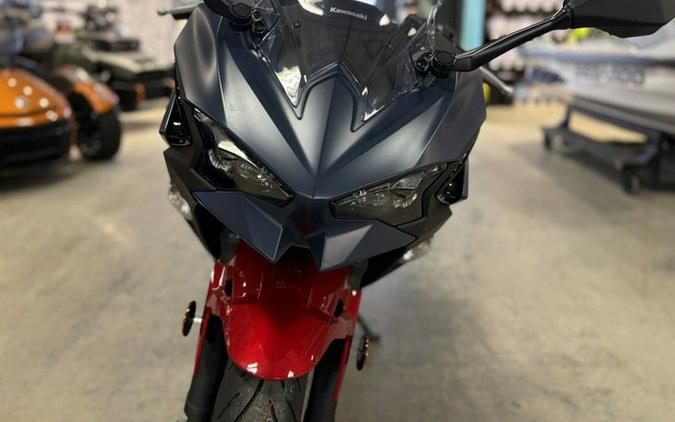 2026 Kawasaki Ninja 500 ABS Metallic Matte Twilight Blue