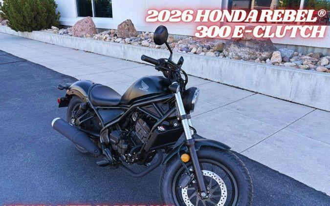 2026 Honda Rebel 300 E-Clutch