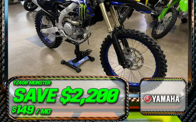 2025 Yamaha YZ 450F Monster Energy Yamaha Racing Edition