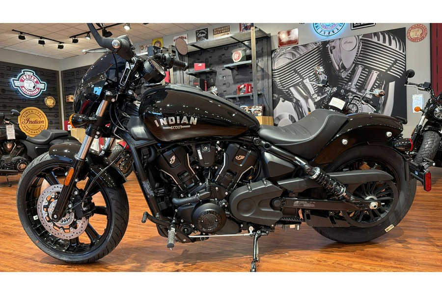 2025 Indian Motorcycle SPORT SCOUT, BLACK METALLIC, 49ST Base