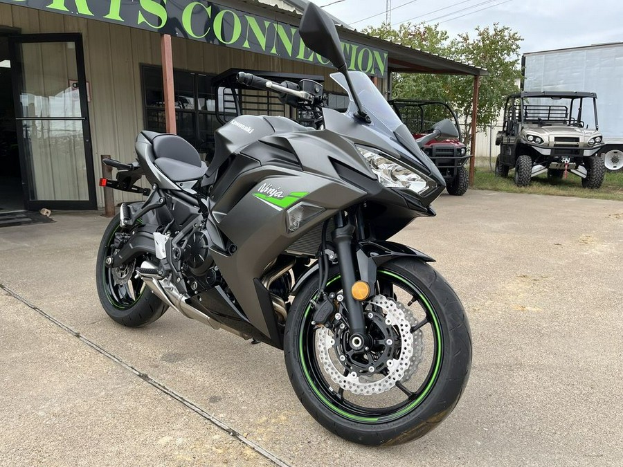 2024 Kawasaki Ninja® 650 Metallic Matte Graphenesteel Gray/Ebony