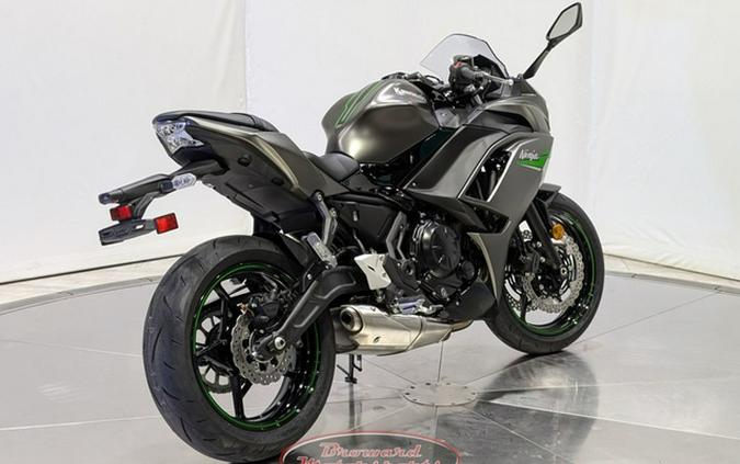 2024 Kawasaki Ninja 650 Metallic Matte Graphenesteel GrayEbony