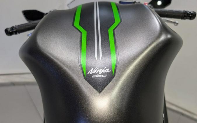 2024 Kawasaki Ninja 650 Metallic Matte Graphenesteel GrayEbony