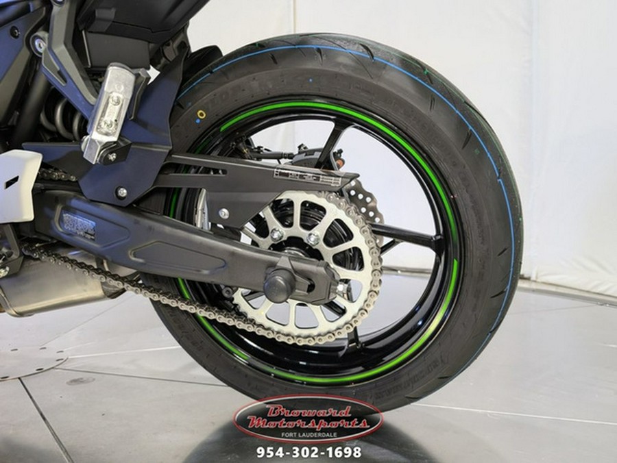 2024 Kawasaki Ninja 650 Metallic Matte Graphenesteel GrayEbony