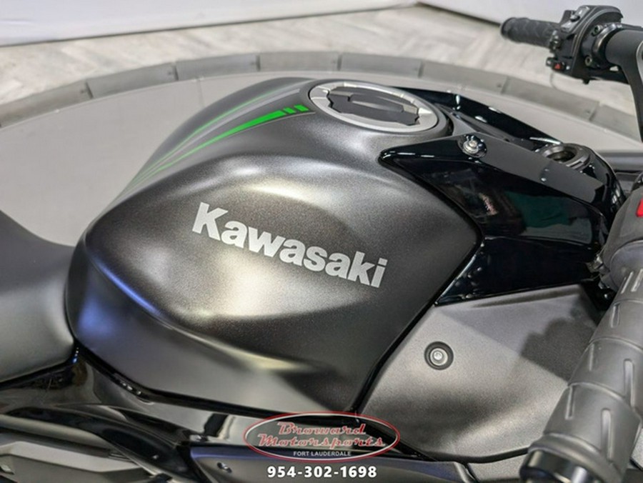 2024 Kawasaki Ninja 650 Metallic Matte Graphenesteel GrayEbony