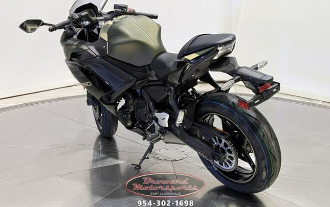 2024 Kawasaki Ninja 650 Metallic Matte Dark GrayMetallic Spark