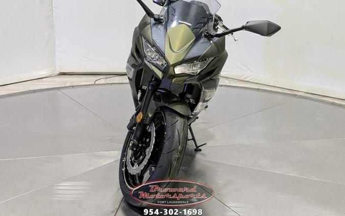 2024 Kawasaki Ninja 650 Metallic Matte Dark GrayMetallic Spark