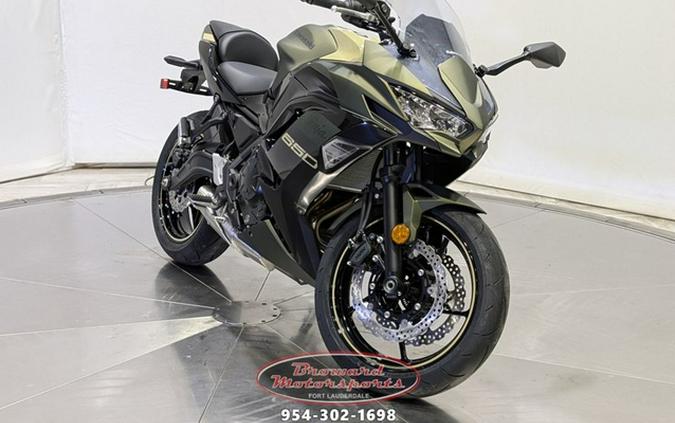 2024 Kawasaki Ninja 650 Metallic Matte Dark GrayMetallic Spark