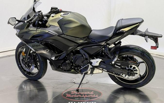 2024 Kawasaki Ninja 650 Metallic Matte Dark GrayMetallic Spark