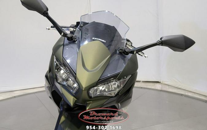 2024 Kawasaki Ninja 650 Metallic Matte Dark GrayMetallic Spark