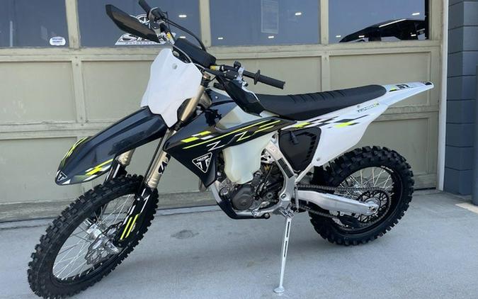 2026 Triumph TF 450-C Jet Black Pure White