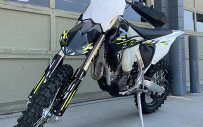 2026 Triumph TF 450-C Jet Black Pure White