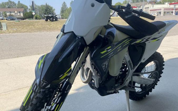 2026 Triumph TF 450-C Jet Black Pure White