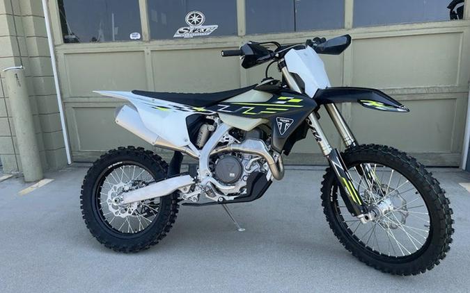 2026 Triumph TF 450-C Jet Black Pure White