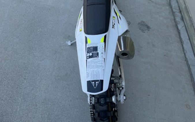 2026 Triumph TF 450-C Jet Black Pure White