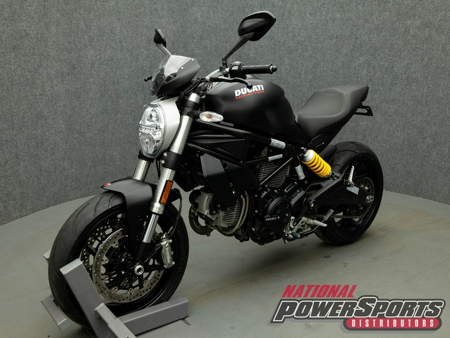 2018 DUCATI MONSTER 797 PLUS W/ABS