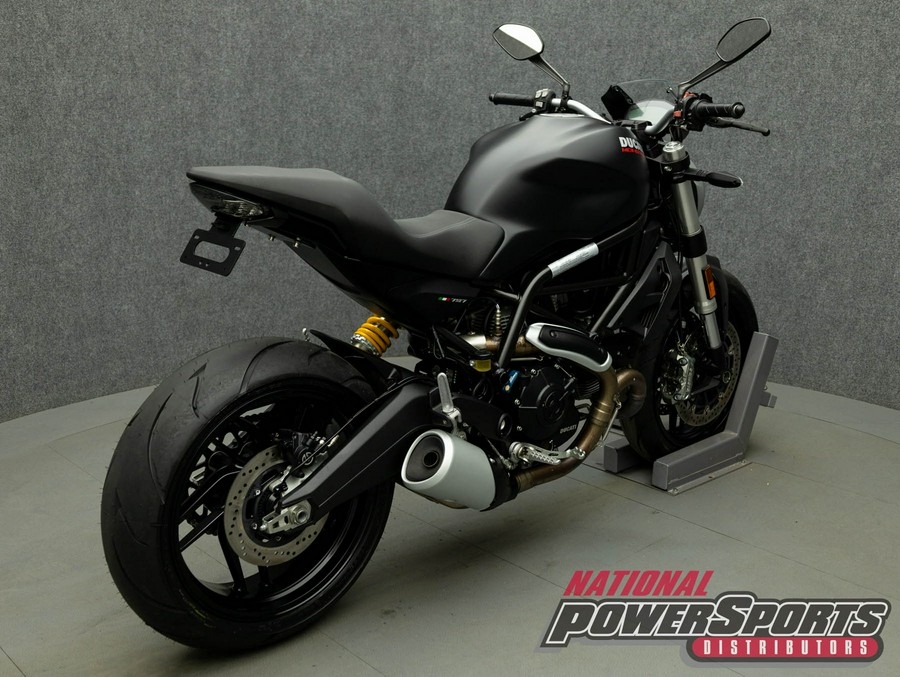 2018 DUCATI MONSTER 797 PLUS W/ABS