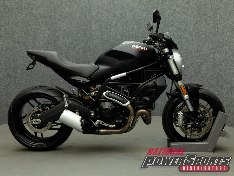 2018 DUCATI MONSTER 797 PLUS W/ABS