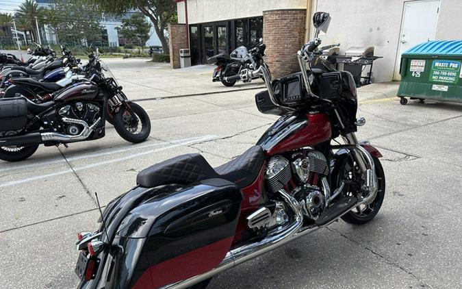 2020 Indian Chieftain Elite Thunder Black Vivid Crystal/Wildfire Red Candy