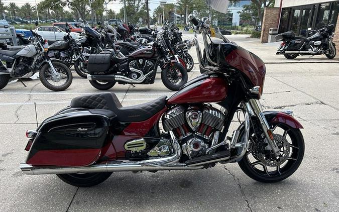 2020 Indian Chieftain Elite Thunder Black Vivid Crystal/Wildfire Red Candy