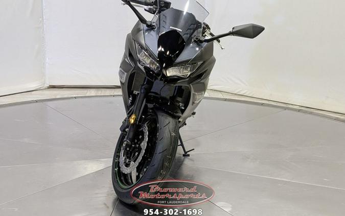 2024 Kawasaki Ninja 650 Metallic Matte Graphenesteel GrayEbony