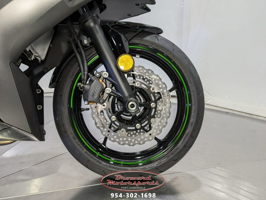 2024 Kawasaki Ninja 650 Metallic Matte Graphenesteel GrayEbony