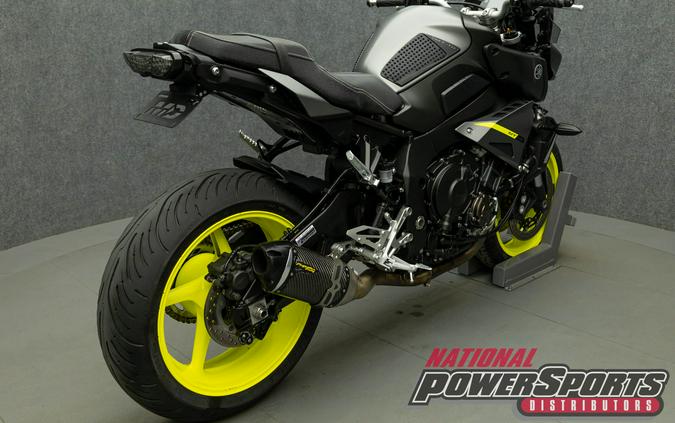 2018 YAMAHA MT10 W/ABS