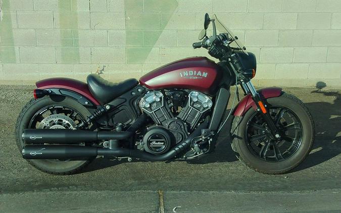 2021 Indian Scout Bobber ABS Maroon Metallic Smoke