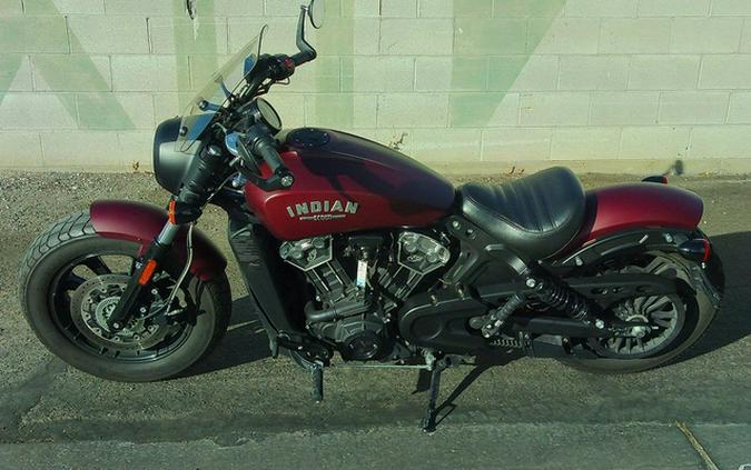 2021 Indian Scout Bobber ABS Maroon Metallic Smoke