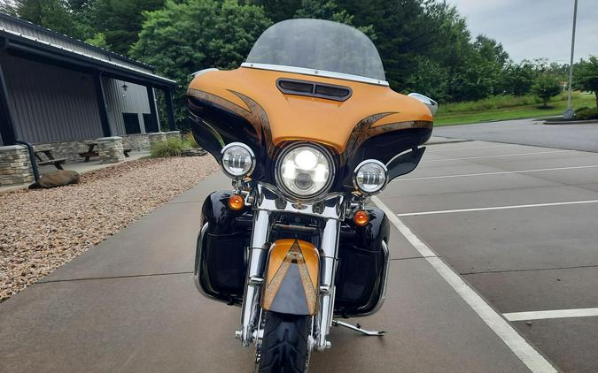 2015 Cvo Electra Glide Ultra Limited Two-Tone Gold Rush/Carbon Dust