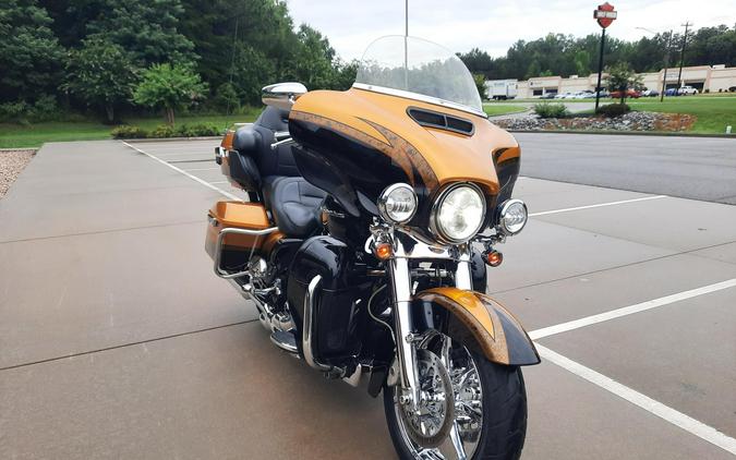 2015 Cvo Electra Glide Ultra Limited Two-Tone Gold Rush/Carbon Dust
