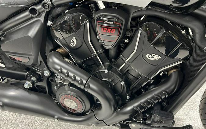 2025 Indian 101 Scout Ghost White Metallic With Graphics