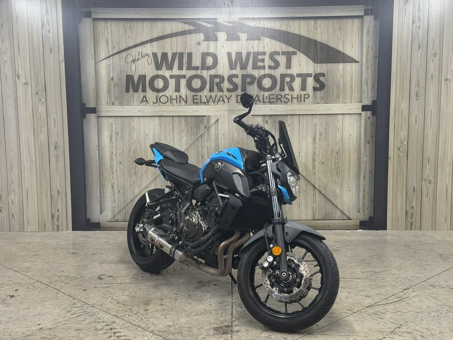 2019 Yamaha MT-07