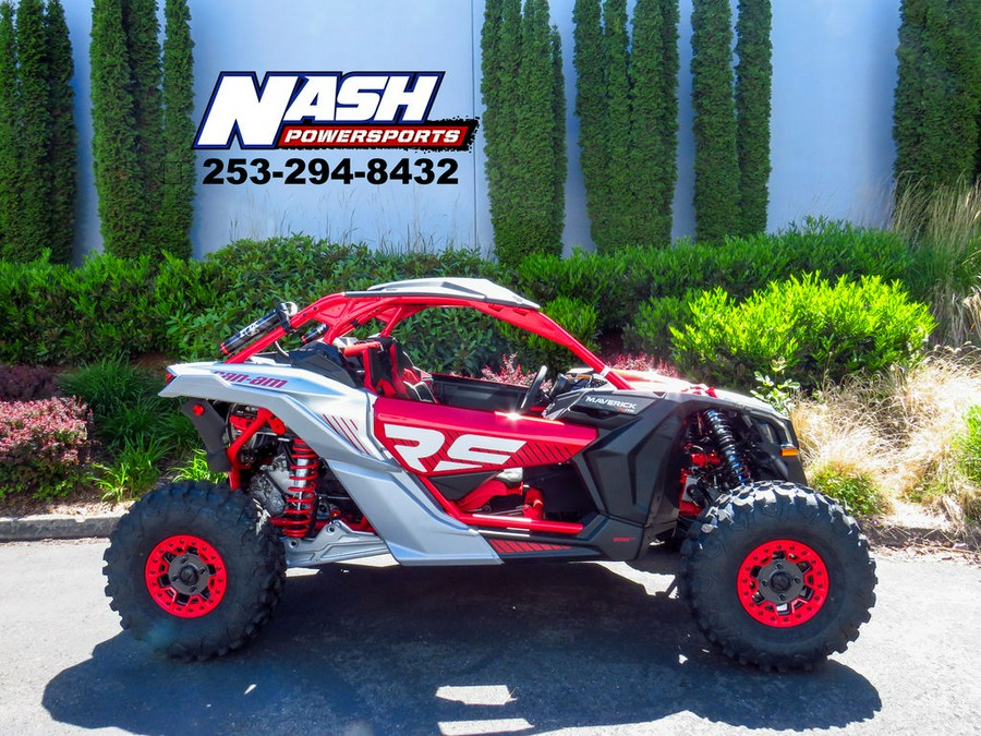 2024 Can-Am® Maverick X3 X rs Turbo RR with Smart-Shox Fiery Red & Hyper Silver