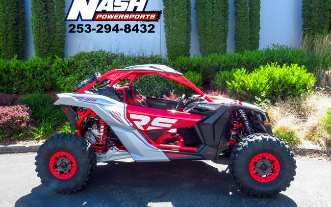 2024 Can-Am® Maverick X3 X rs Turbo RR with Smart-Shox Fiery Red & Hyper Silver