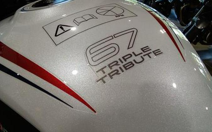 2025 Triumph Trident 660 Triple Tribute Edition