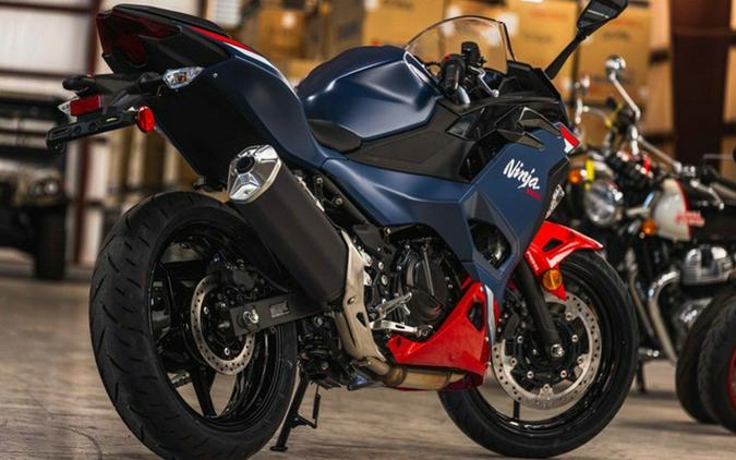 2026 Kawasaki Ninja 500 ABS Metallic Matte Twilight Blue