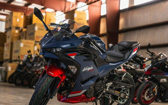 2026 Kawasaki Ninja 500 ABS Metallic Matte Twilight Blue