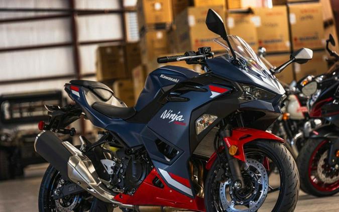 2026 Kawasaki Ninja 500 ABS Metallic Matte Twilight Blue
