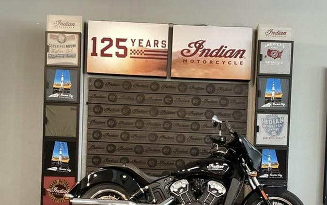 2023 Indian Scout Black Metallic