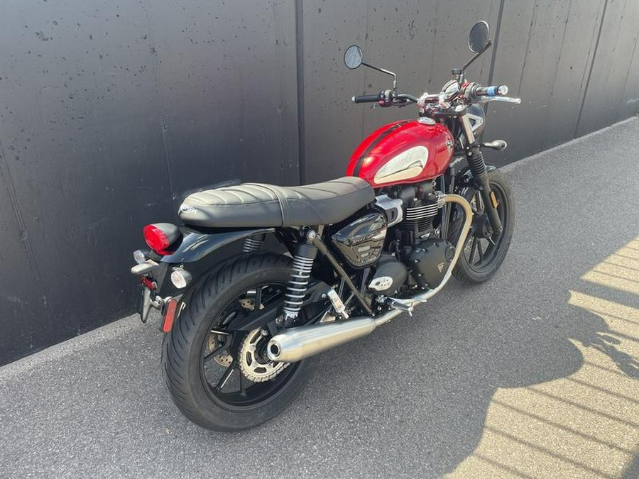 2023 Triumph Speed Twin 900 Chrome Edition Red Hopper