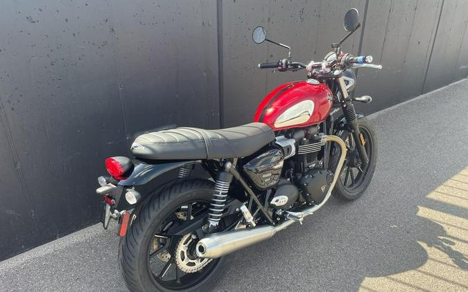 2023 Triumph Speed Twin 900 Chrome Edition Red Hopper