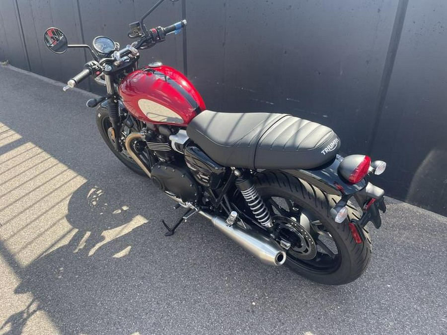 2023 Triumph Speed Twin 900 Chrome Edition Red Hopper