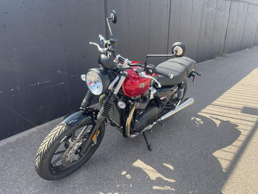 2023 Triumph Speed Twin 900 Chrome Edition Red Hopper