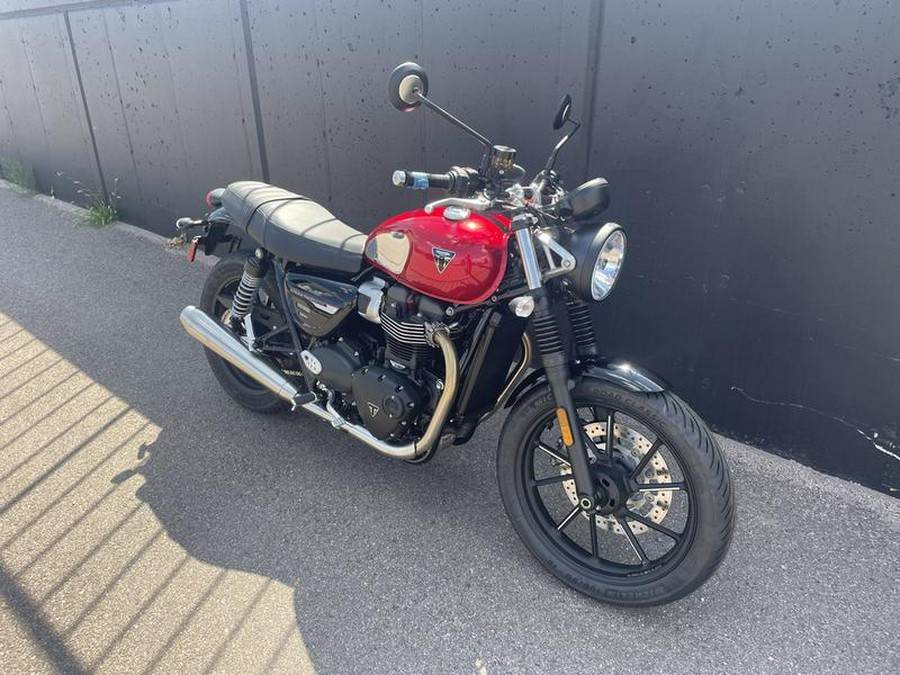 2023 Triumph Speed Twin 900 Chrome Edition Red Hopper