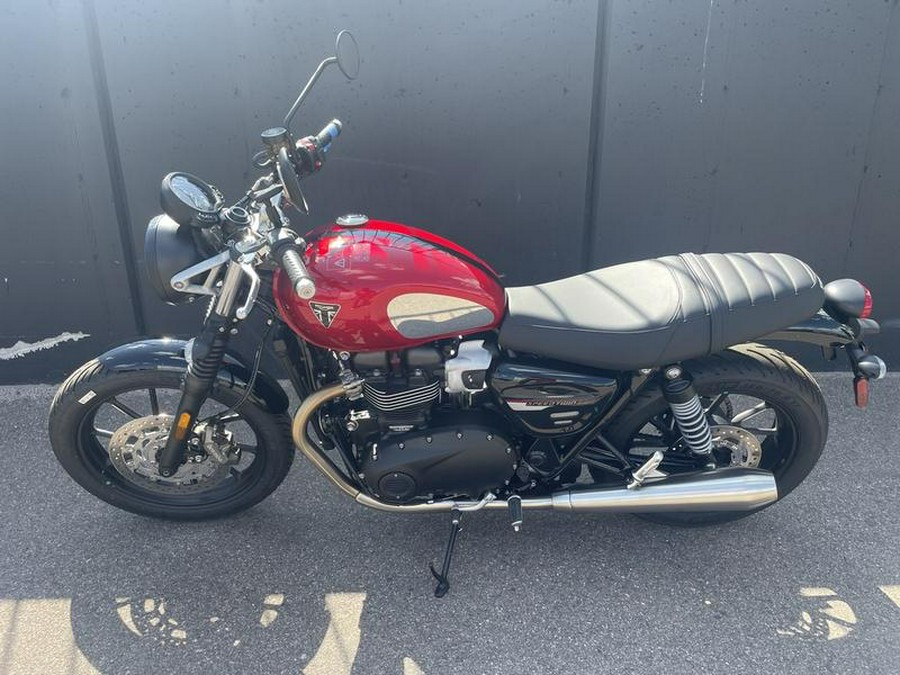 2023 Triumph Speed Twin 900 Chrome Edition Red Hopper