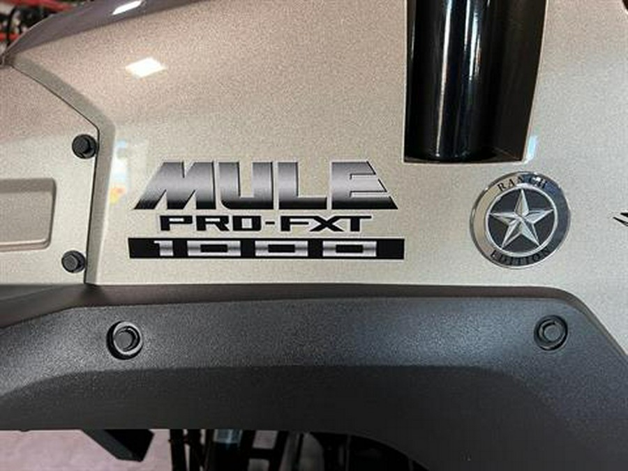 2024 Kawasaki Mule PRO-FXT 1000 LE Ranch Edition