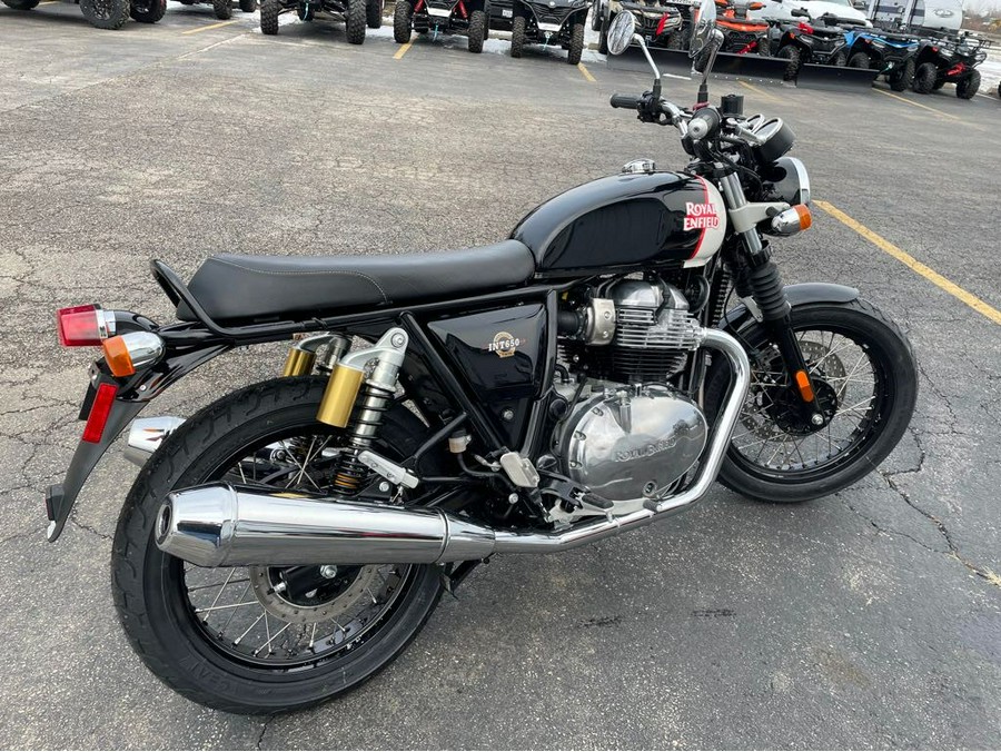 2024 Royal Enfield INT650 - Black Pearl